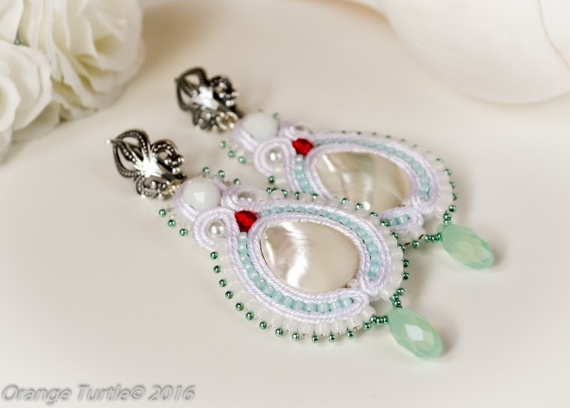 Альбом пользователя OrangeTurtle: Серьги Перламутровое облако