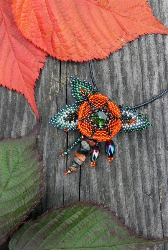 Альбом пользователя Okinawa: Брошь-кулон Мак