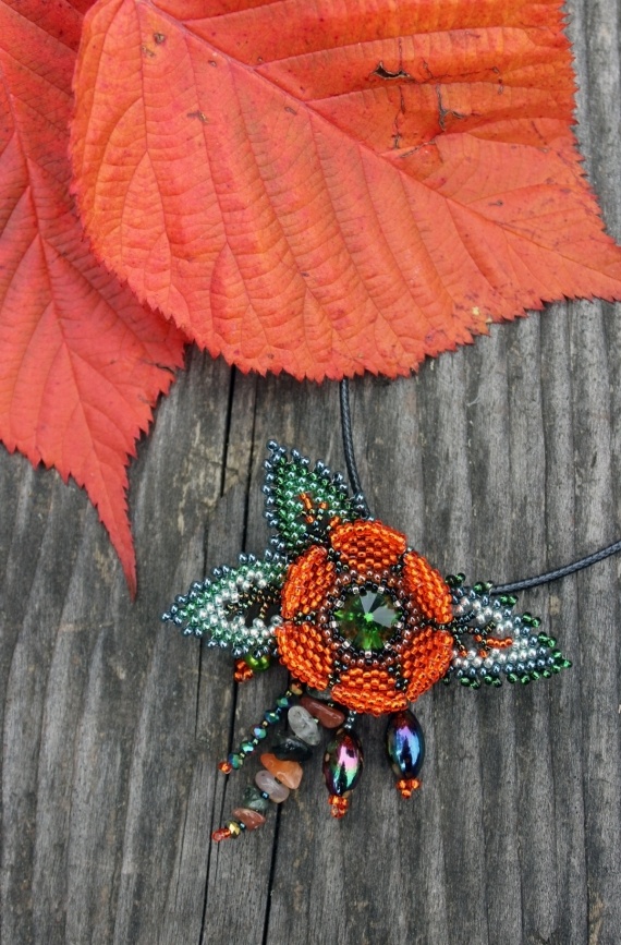 Альбом пользователя Okinawa: Брошь-кулон Мак