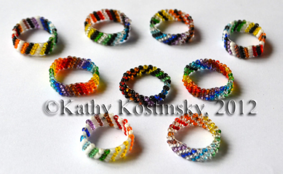 Альбом пользователя ЕкатеринаКостинская: Радужаточные колечки. 2012