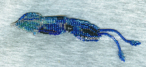 Альбом пользователя ЕкатеринаКостинская: Брошь Кальмар Волшебная Лампа.