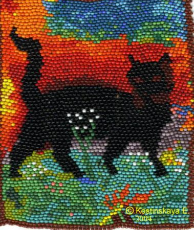 Альбом пользователя ЕкатеринаКостинская: Мои бисерные коты