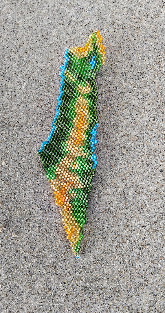 Альбом пользователя ЕкатеринаКостинская: Бисерная карта Израиля