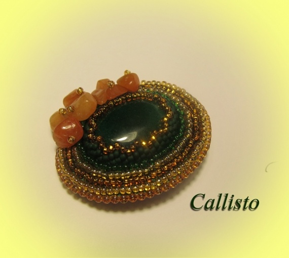 Альбом пользователя Callisto: Брошь Изумруд в осенней листве