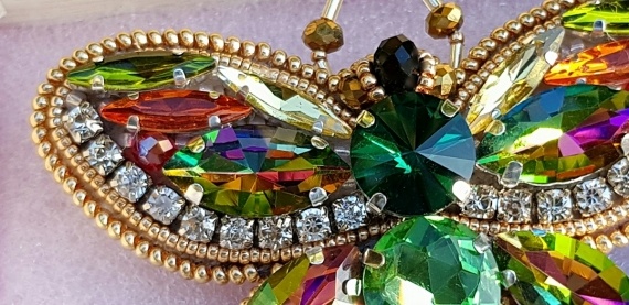 Альбом пользователя oksana: Брошь мотылёк.