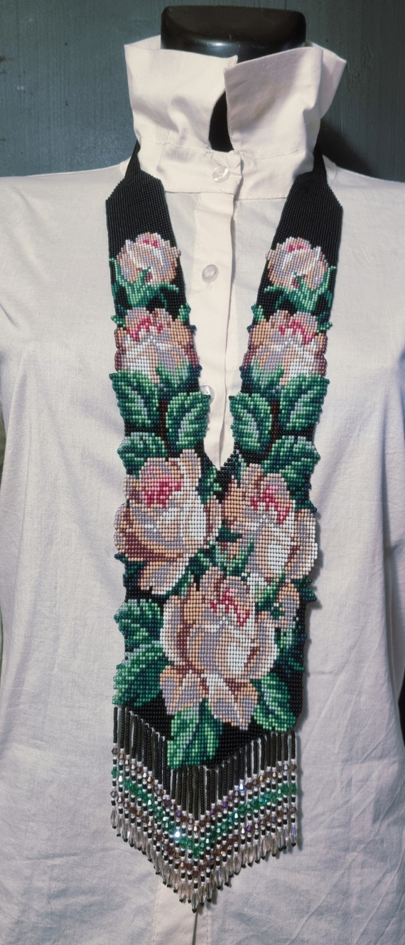 Альбом пользователя oksana: Колье Розовый сад.