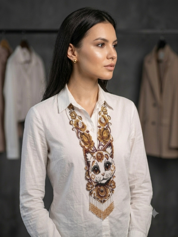 Альбом пользователя oksana: Колье котик.