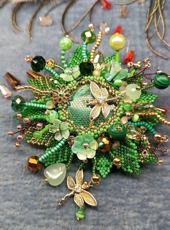 Альбом пользователя oksi810: Брошь Лето на Ёлку....