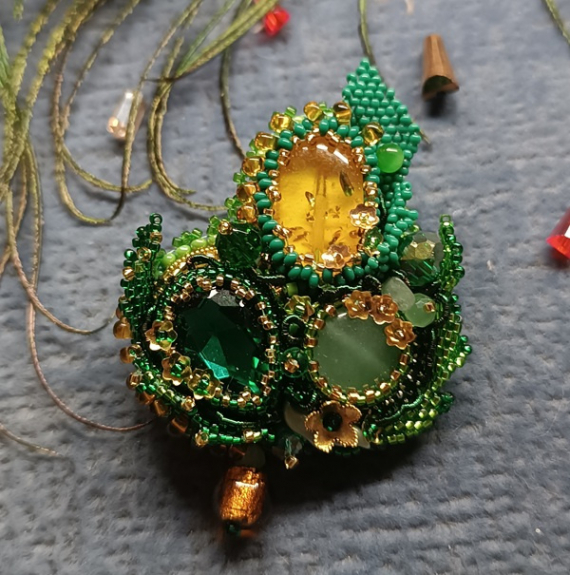 Альбом пользователя oksi810: Брошь Летняя