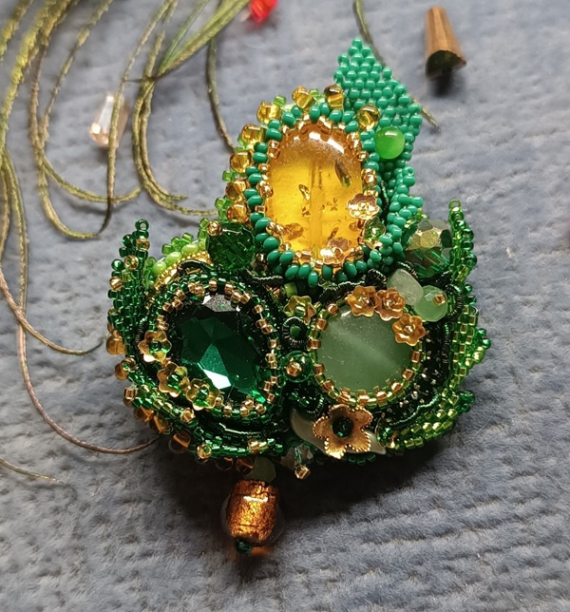 Альбом пользователя oksi810: Брошь Летняя