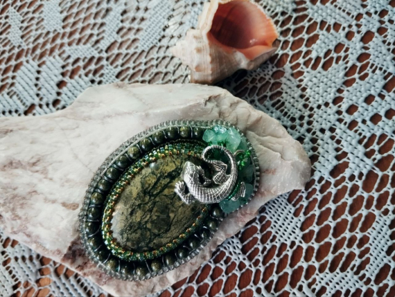 Альбом пользователя snegyrka: брошь Хозяйка медной горы