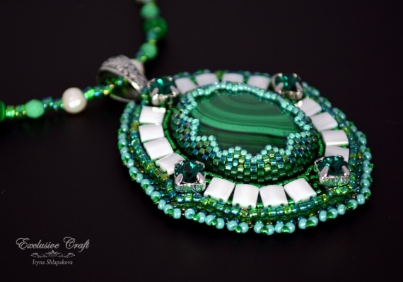 Альбом пользователя Iryna: Кулон с малахитом Nature Whisper