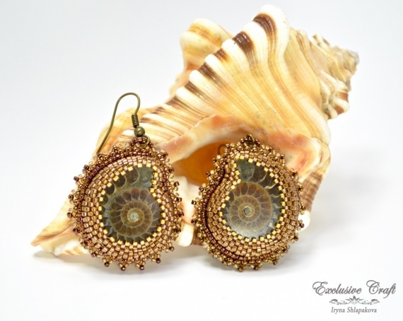 Альбом пользователя Iryna: Серьги с Аммонитами