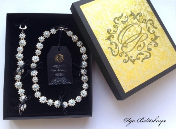 Альбом пользователя olga_921: Комплект "Голубые незабудки"-3