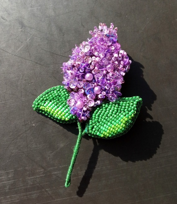 Альбом пользователя Stavka0761: Брошь Сирень