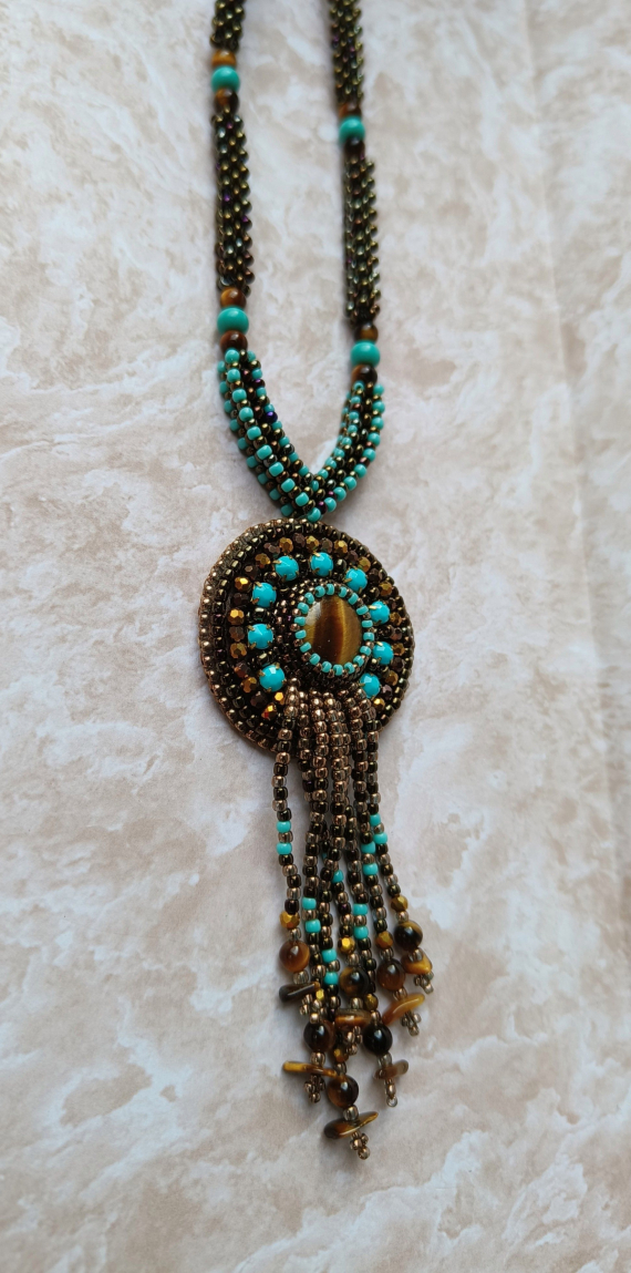 Альбом пользователя Stavka0761: Кулон с тигровым глазом из недоделки