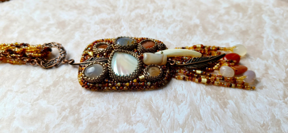 Альбом пользователя Stavka0761: Кулон осенний в Бохо стиле