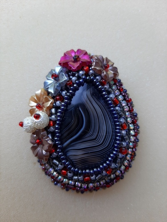 Альбом пользователя HULIGANKA: Брошь Ночной Клематис