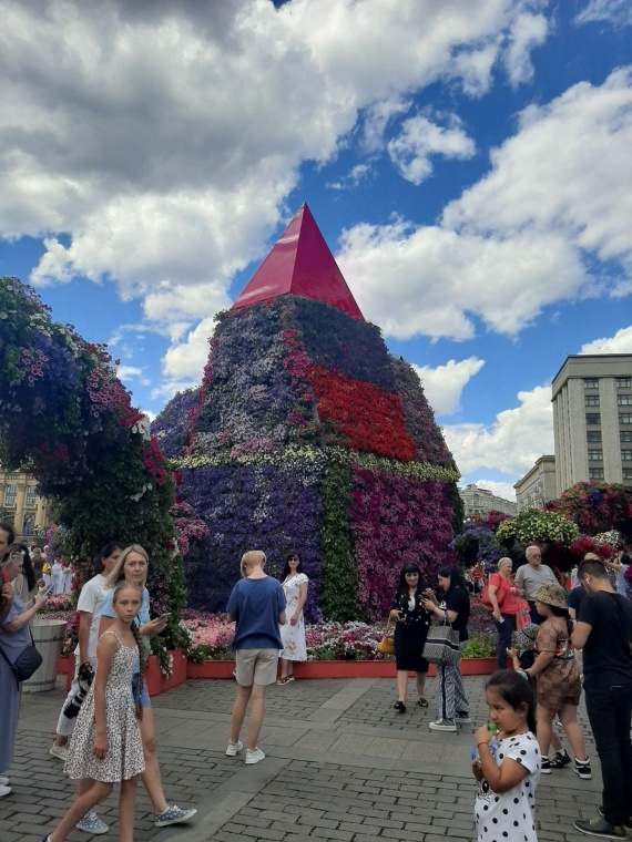 Флудилка: Москва Цветочный джем на Манежной пл