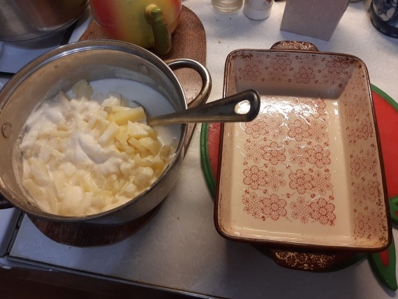 Кухня: Сливочно-картофельный граттен