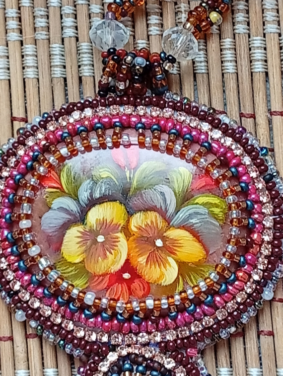 Альбом пользователя HULIGANKA: Кулон Жостовские мотивы и брелочек