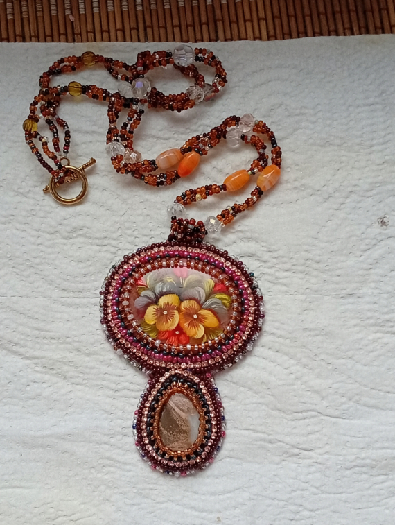 Альбом пользователя HULIGANKA: Кулон Жостовские мотивы и брелочек