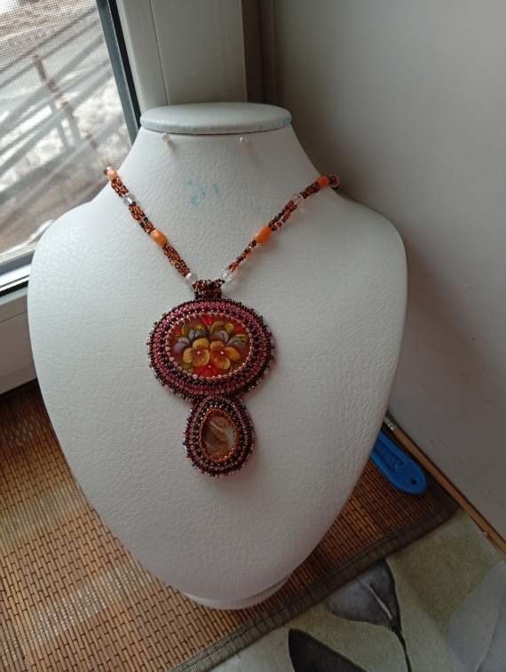 Альбом пользователя HULIGANKA: Кулон Жостовские мотивы и брелочек