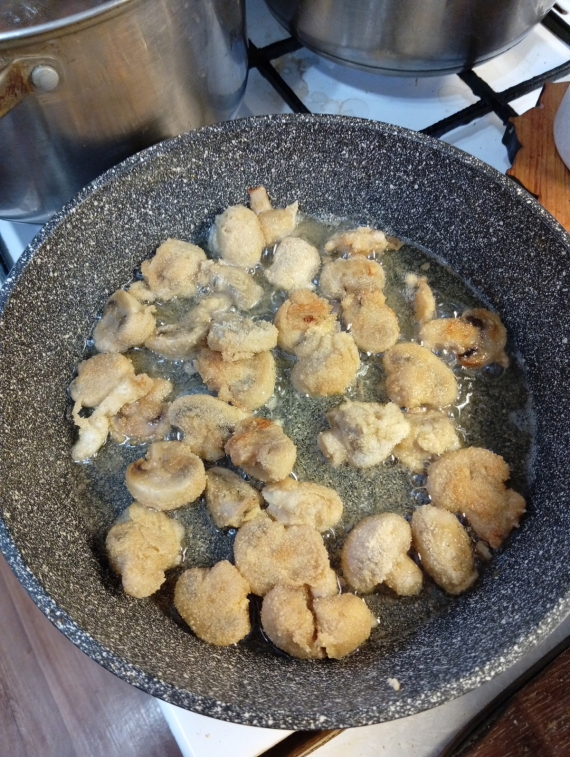 Кухня: Закусь Грибы в кляре(как в кафе)