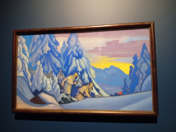 Флудилка: Выставка картин Рериха в Звенигороде