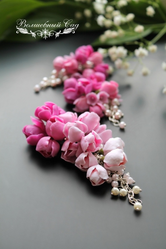 НЕбисерная лавка чудес: Пора цветения (цветочные украшения из полимерной глины)