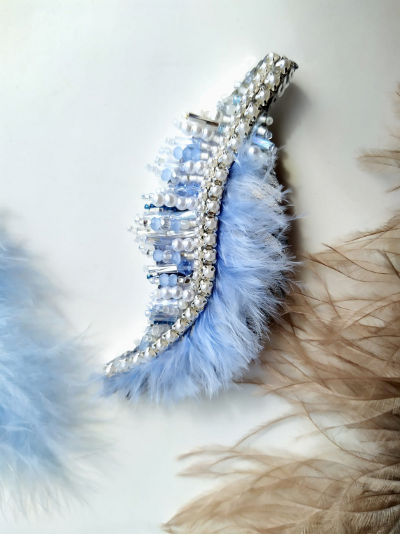 Альбом пользователя ninagri: Брошь-пёрышко Нежность.