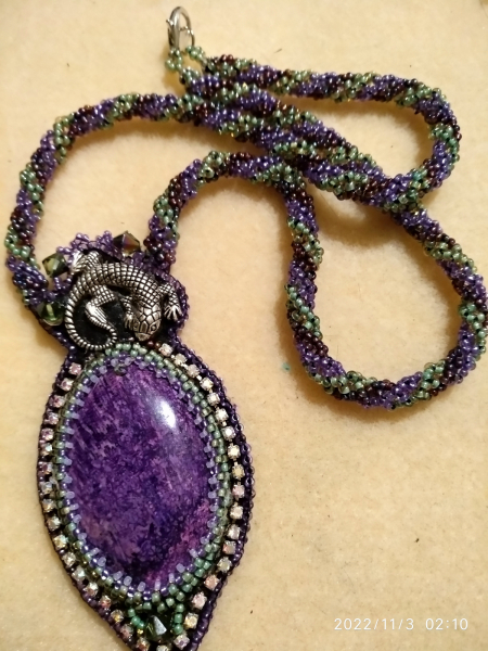 Альбом пользователя наталияу: Кулон с ящеркой