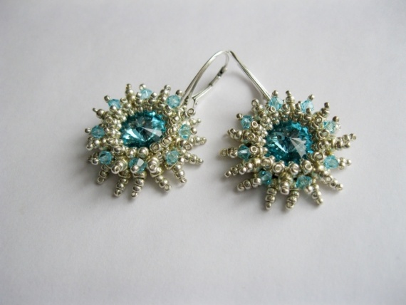 Альбом пользователя Natali_Natali: Серьги Колючие льдинки