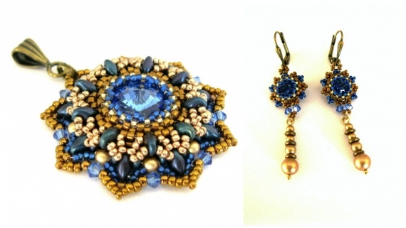 Альбом пользователя Natali_Natali: Ночь падающих звезд - комплект кулон и серьги