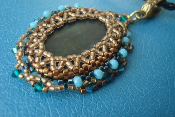 Альбом пользователя Lubov: Кулон с Хризоколлой.