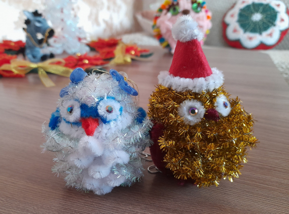 НЕбисерная лавка чудес: Синельные совушки