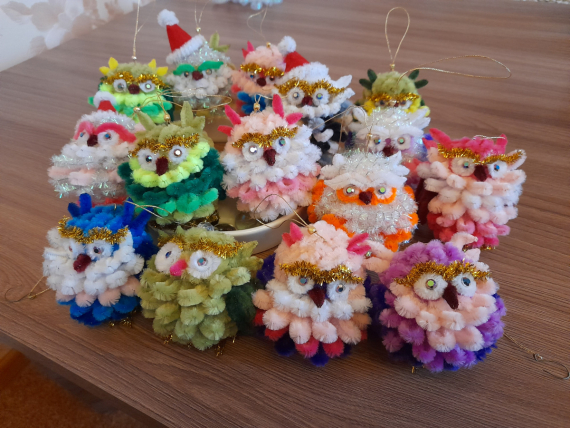 НЕбисерная лавка чудес: Синельные совушки