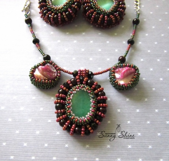 Альбом пользователя Zuweb: Комплект: колье и серьги-пуссеты