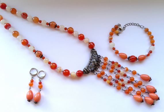 Альбом пользователя Светлана: Кулон оранжевый