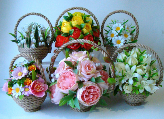НЕбисерная лавка чудес: Яйцо Корзинка с цветами