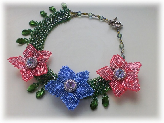 Альбом пользователя bibliotekar: Колье «Цветочная поляна»