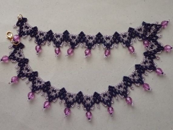Альбом пользователя mambush: Колье (сеточка) фиолетовая, пока без названия