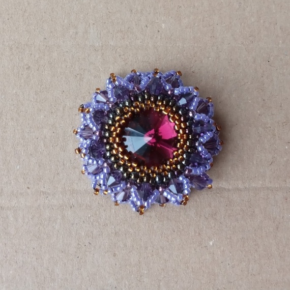 Альбом пользователя mambush: Брошь - цветок в фиолетовых тонах