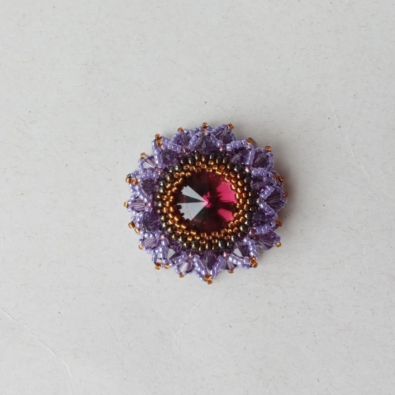 Альбом пользователя mambush: Брошь - цветок в фиолетовых тонах