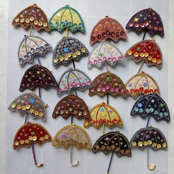 Альбом пользователя mambush: Брошки - зонтики: амулеты от дождя - вторая серия. Много фото