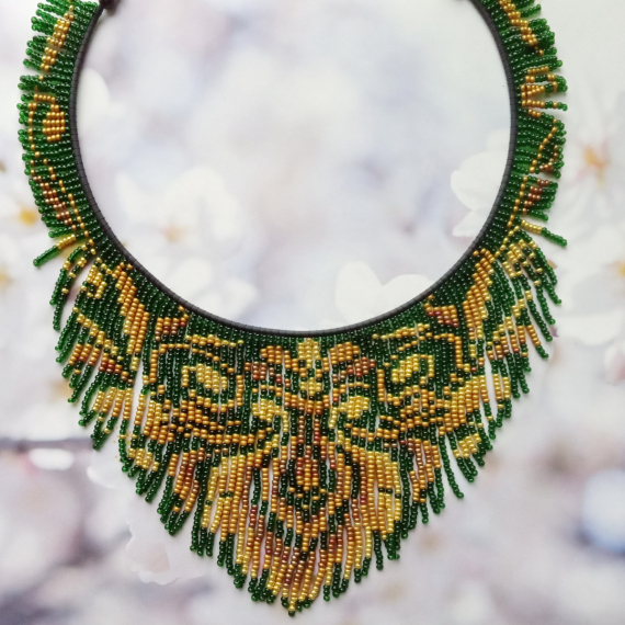 Альбом пользователя mambush: Чокер с сережками по схеме Маруси, повтор