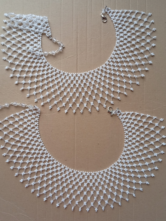 Альбом пользователя mambush: Колье-сеточка Узелки