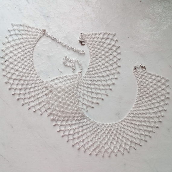 Альбом пользователя mambush: Колье-сеточка Узелки