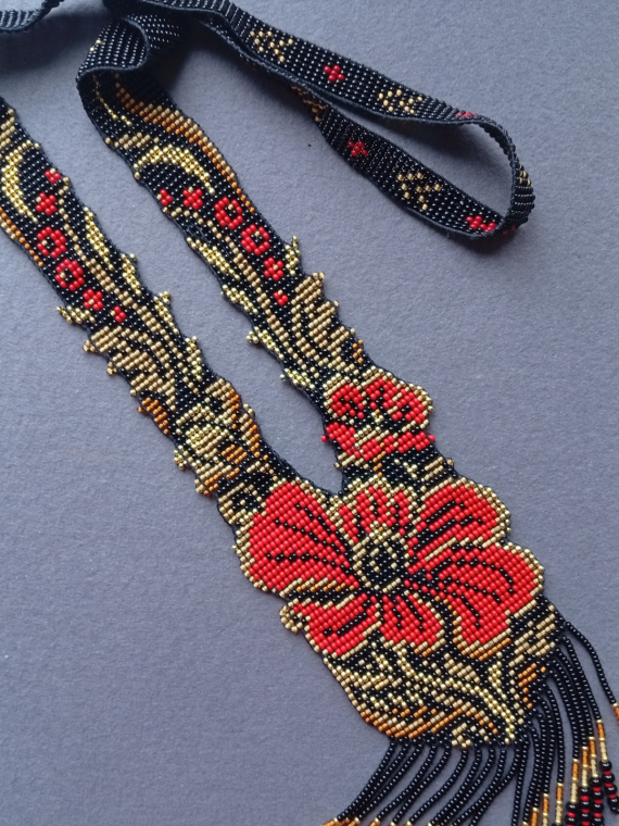 Альбом пользователя mambush: Гердан и браслет Золотая хохлома