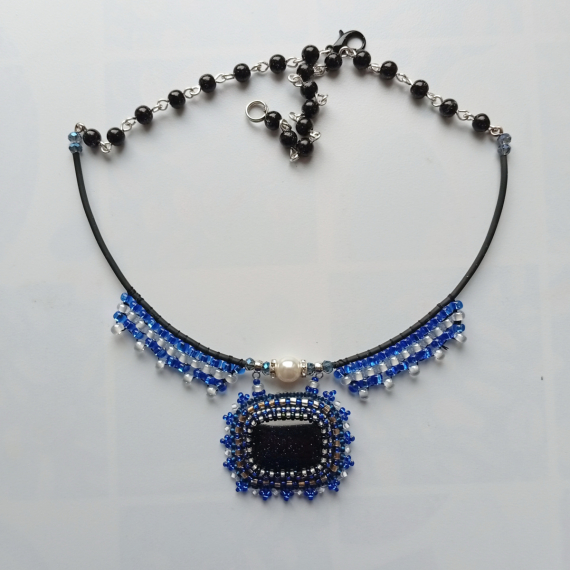 Альбом пользователя mambush: Колье с авантюриновым стеклом